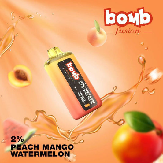 BOMB سحبة سيجارة بومب 12000 شفطة 50 نيكوتين عدة نكهات استخدام مره واحده