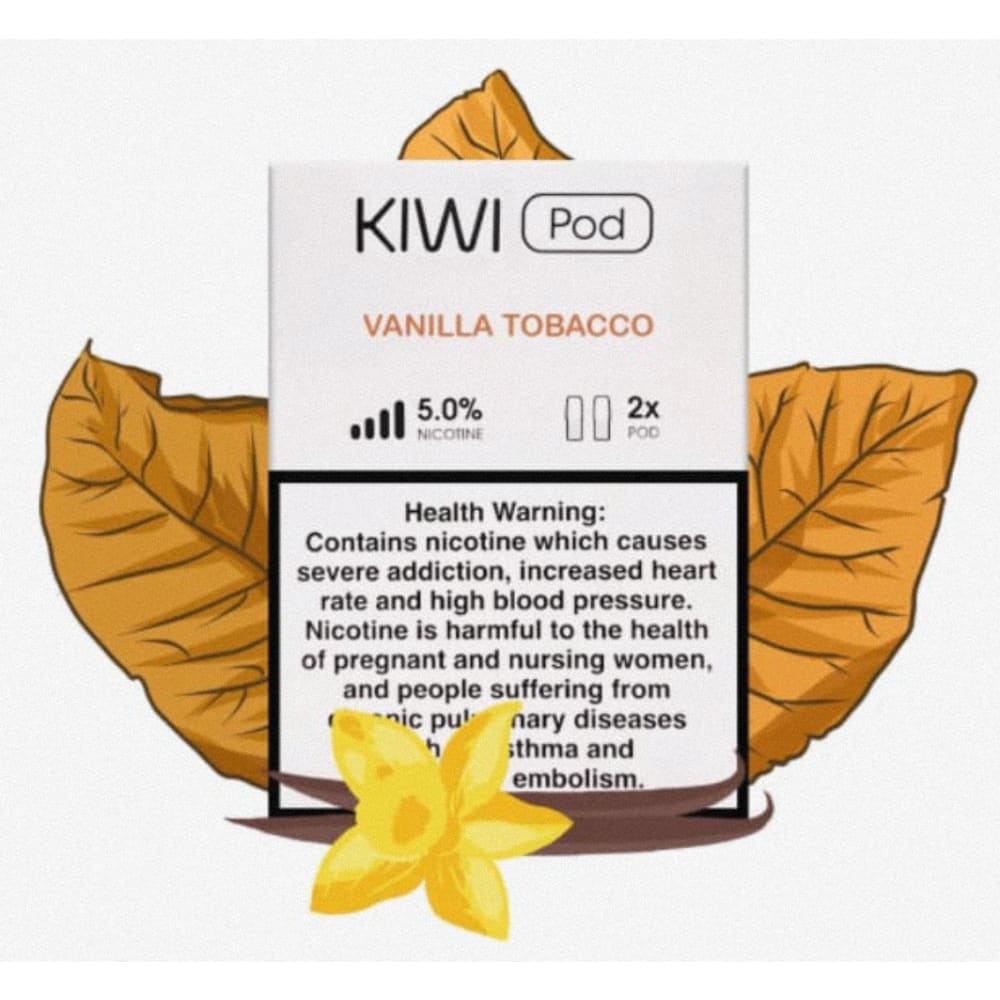 بودات كيوي مبدأة عدة نكات 50 نيكوتين KIWI مملوءة مسبقاً