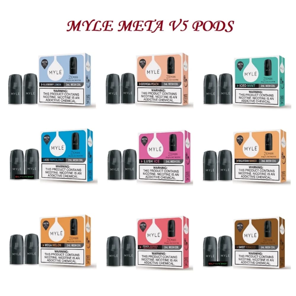 بودات مايلي ميتا بود 20 نيكوتين الاصدار الخامس MYLE V5 META POD