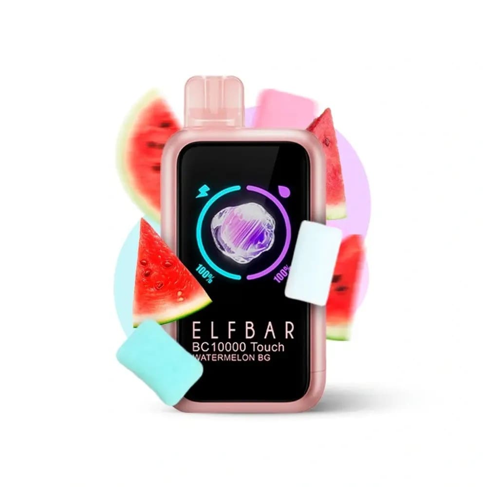 ELFBAR TOUCH سحبة سيجارة الفبار 10000 شفطة 50 نيكوتين عدة نكهات استخدام مره واحده