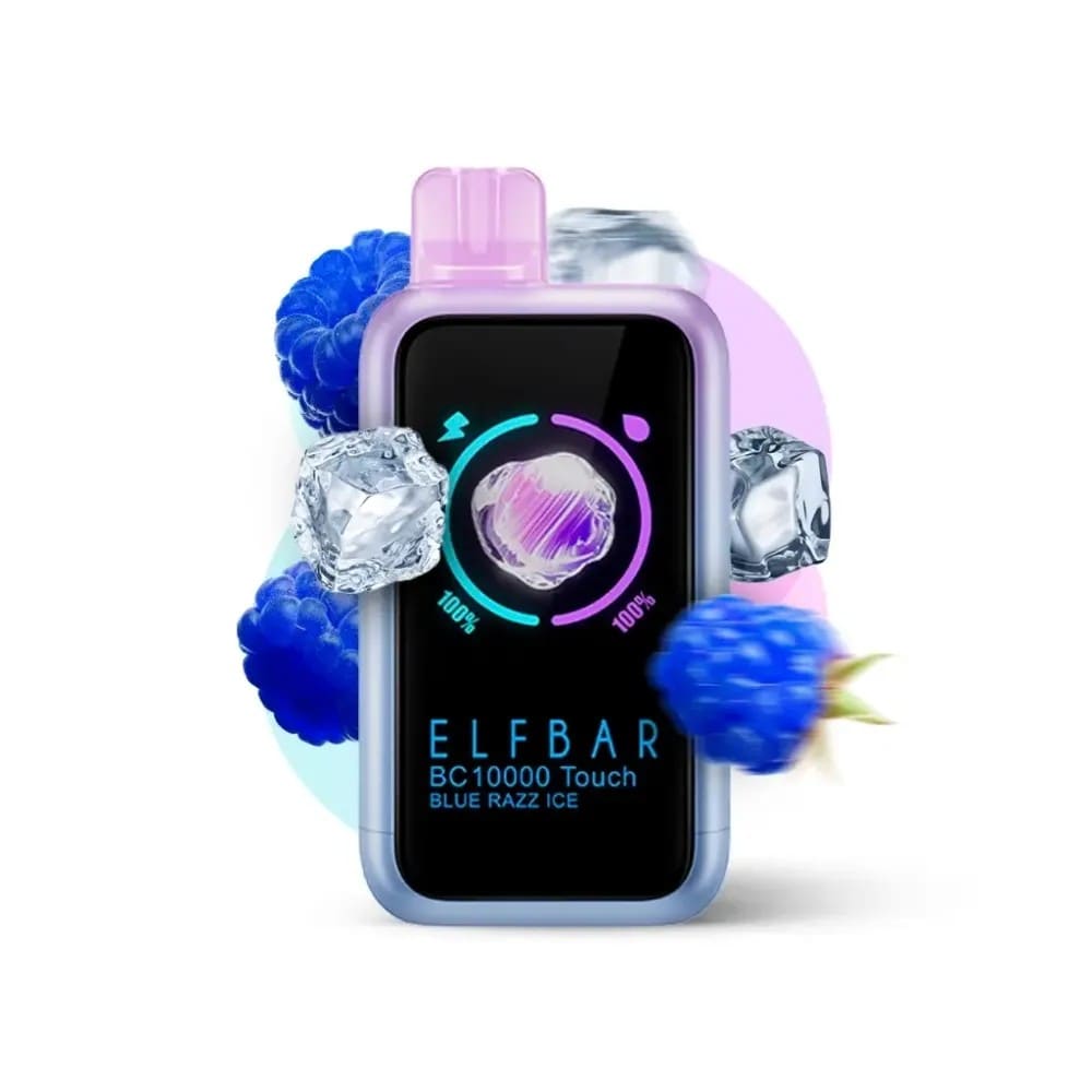 ELFBAR TOUCH سحبة سيجارة الفبار 10000 شفطة 50 نيكوتين عدة نكهات استخدام مره واحده