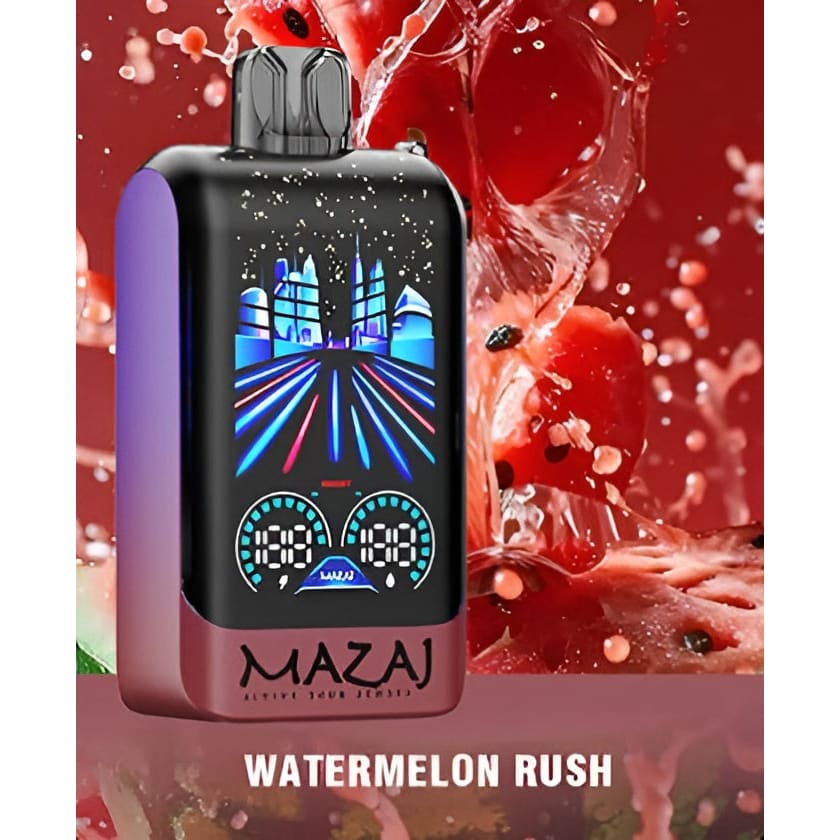 جهاز سحبة مزاج كيرف 24000 شفطة 50 نيكوتين عدة نكهات استخدام مره واحده MAZAJ CURVE