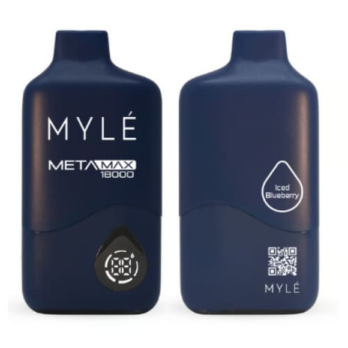 MYLE META MAXX سحبة سيجارة مايلي ميتا ماكس 18000 شفطة 20 نيكوتين عدة نكهات استخدام مره واحده