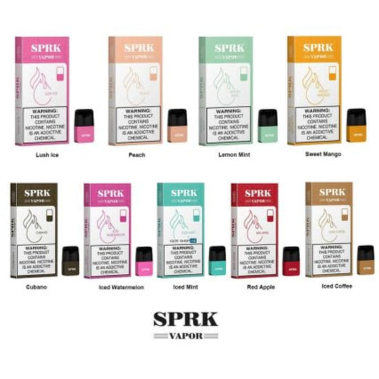 MYLE SPRK بودات سبارك المتوافقة مع جهاز مايلي الاصدار الرابع عدة نكهات