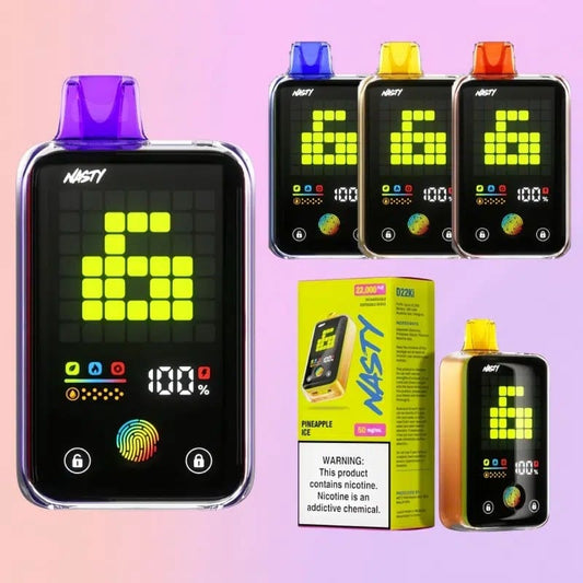 NASTY BAR 22000 سحبة سيجارة ناستي بار 22000 شفطة 50 نيكوتين استخدام مره واحده