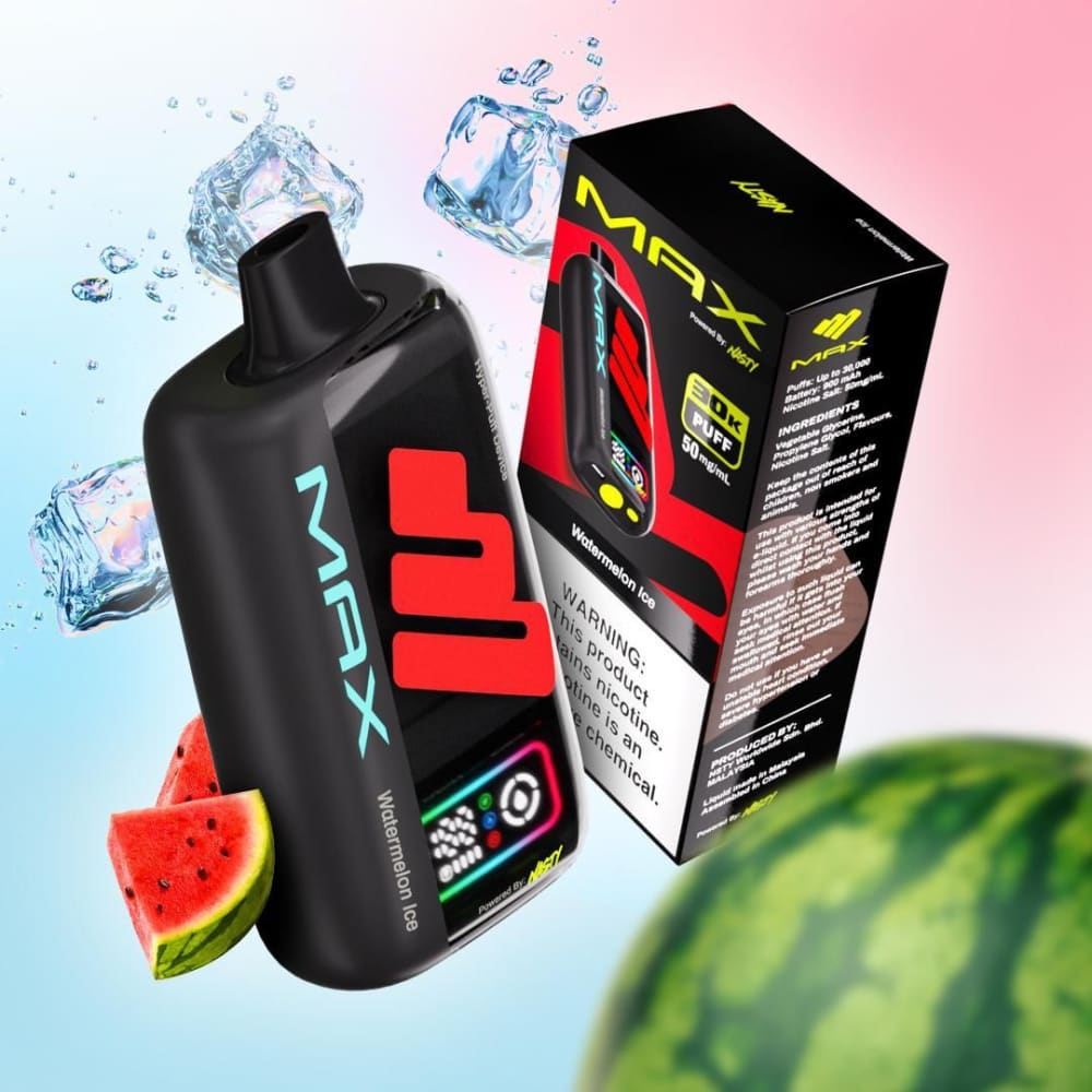 NASTY MAX 30000 سحبة سيجارة ناستي ماكس 30000 شفطة 50 نيكوتين استخدام مره واحده