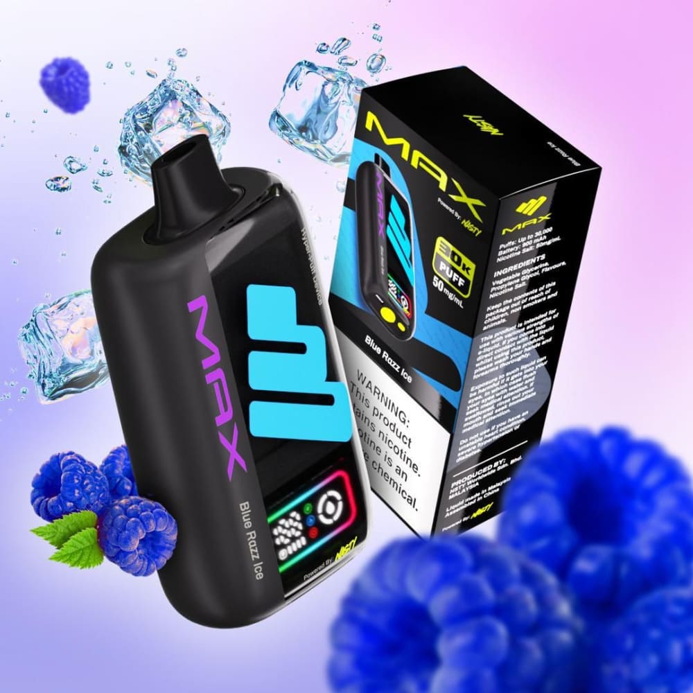 NASTY MAX 30000 سحبة سيجارة ناستي ماكس 30000 شفطة 50 نيكوتين استخدام مره واحده