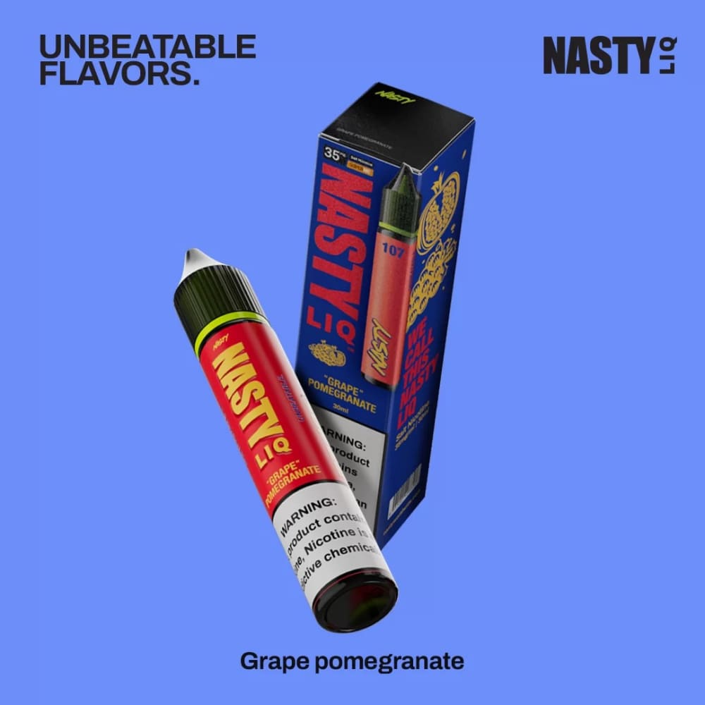 NASTY نكهة عنب رمان من ناستي سولت نيكوتين