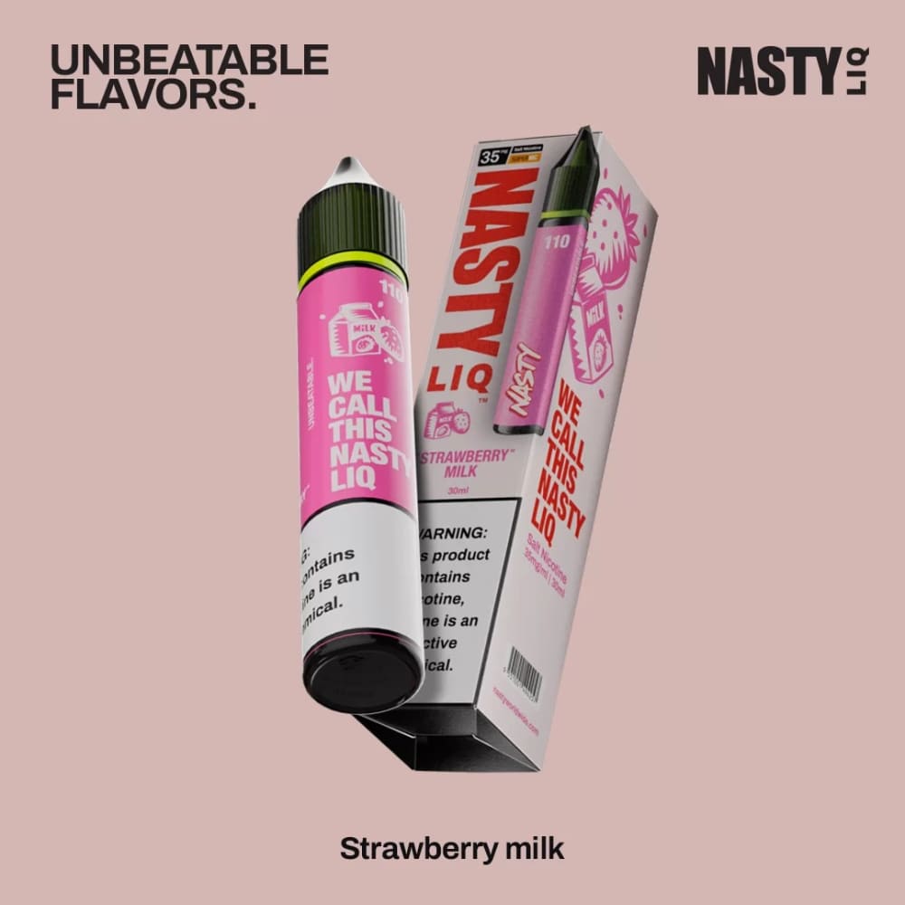 NASTY نكهة حليب فراولة من ناستي سولت نيكوتين