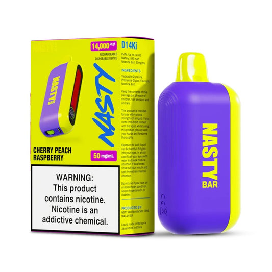 NASTY سحبة سيجارة ناستي بار 14000 شفطة 50 نيكوتين استخدام مره واحده