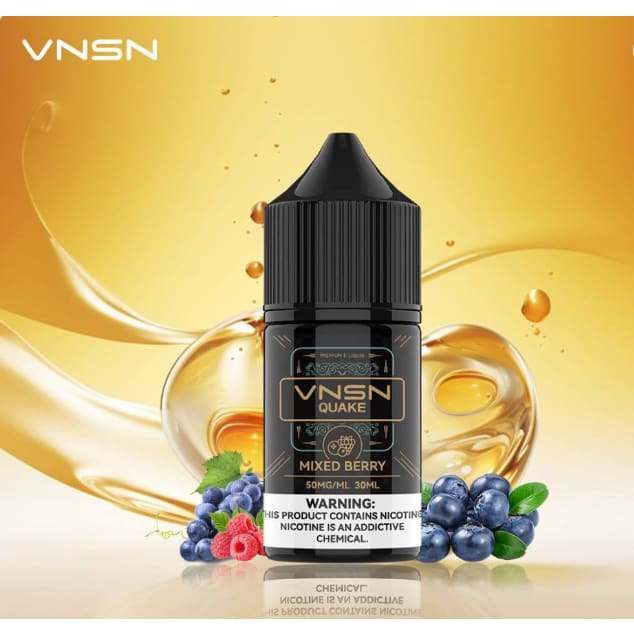 نكهة توت مشكل سولت نيكوتين من فنسن VNSN QUAKE