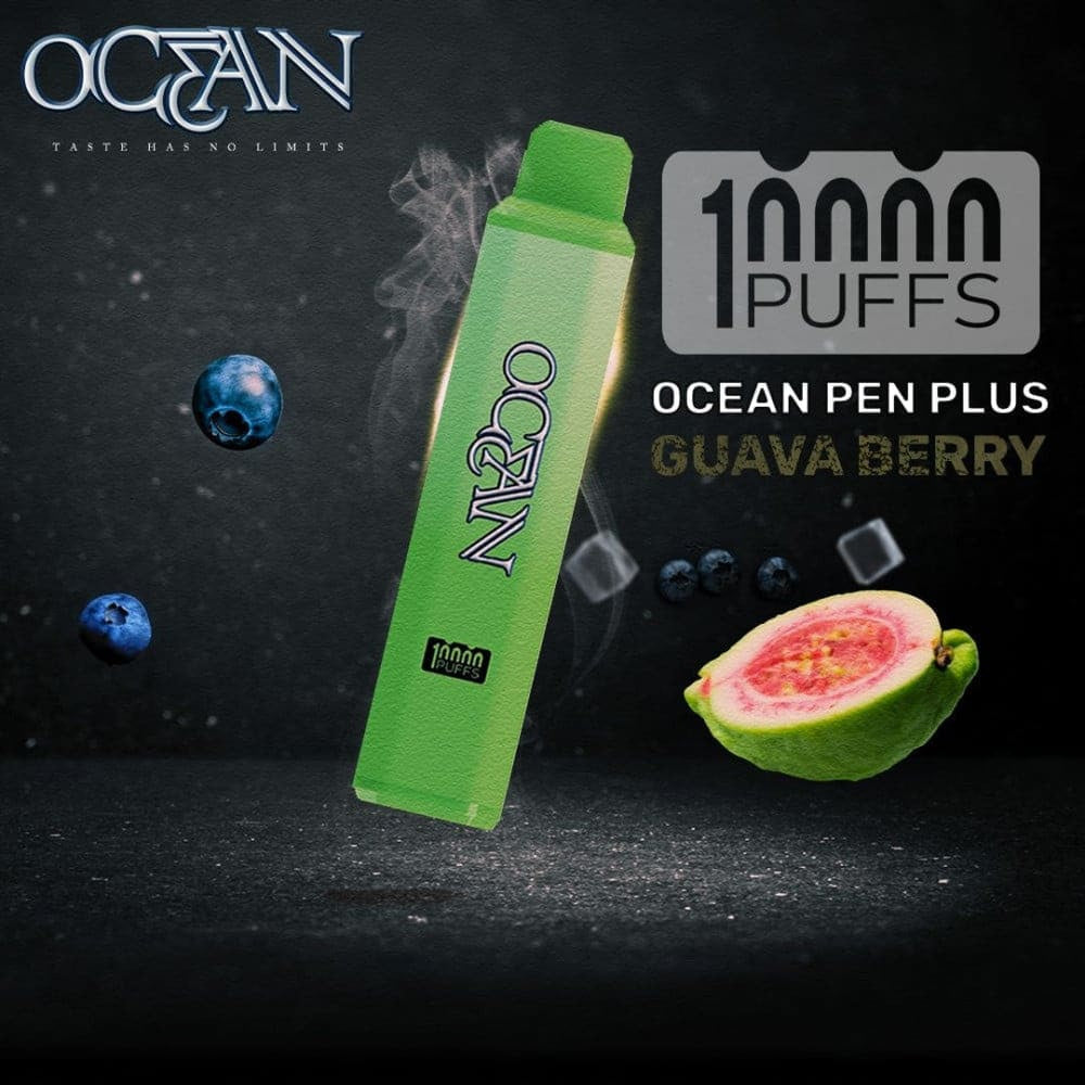 OCEAN سحبة سيجارة اوشن 10000 شفطة 20 نيكوتين عدة نكهات استخدام مره واحده عدة نكهات