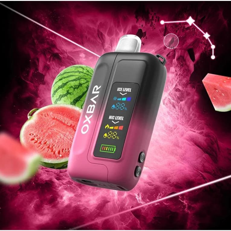 OXBAR OXVA سحبة سيجارة اوكسبار 30000 شفطة 50 نيكوتين عدة نكهات استخدام مره واحد