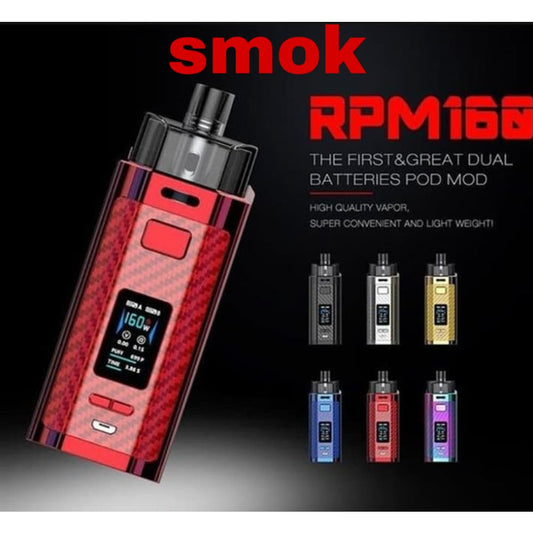 SMOK RPM160 جهاز شيشة سموك ار بي ام بدون بطاريات