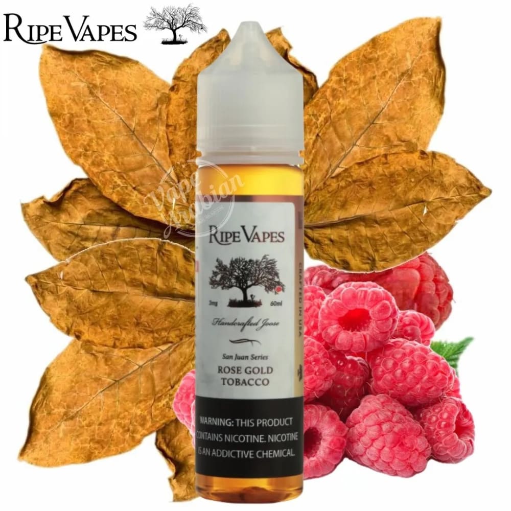 VCT RIPE VAPES نكهة فيب روز قولد توباكو في سي تي من رايب فيبز