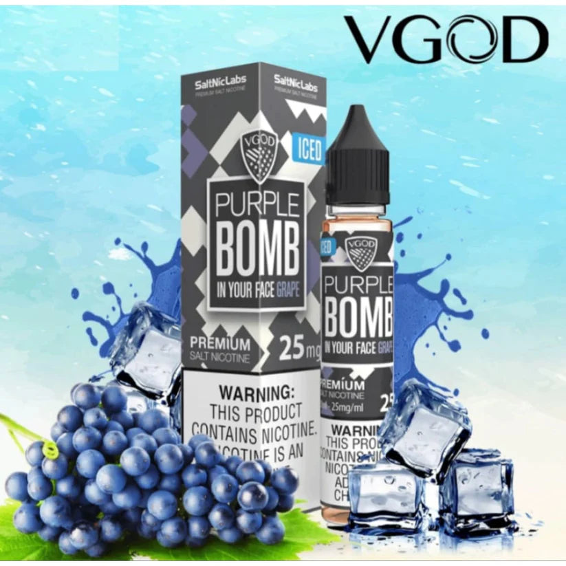 VGOD نايك عنب ايس بومب سولت نيكوتين من فيقود