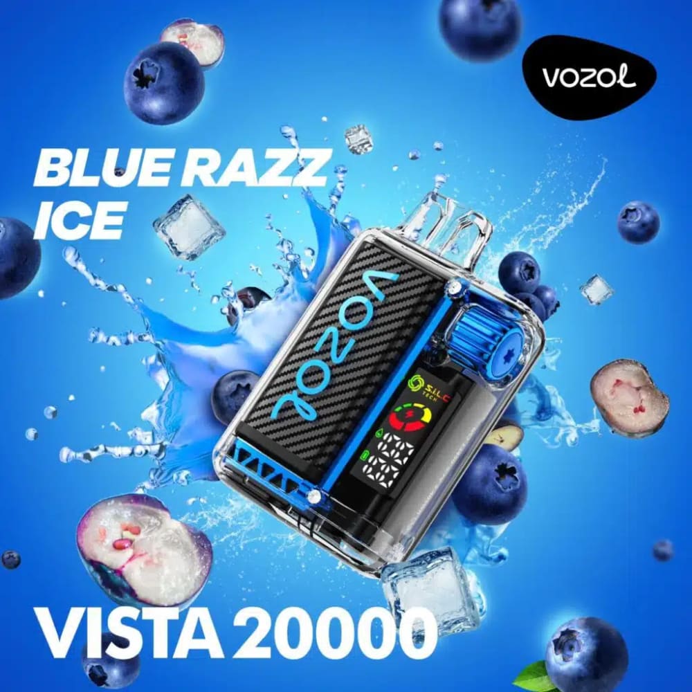 VOZOL سحبة سيجارة فوزول فيستا 20000 شفطة عدة نكات 50 نيكوتين استخدام مره واحده