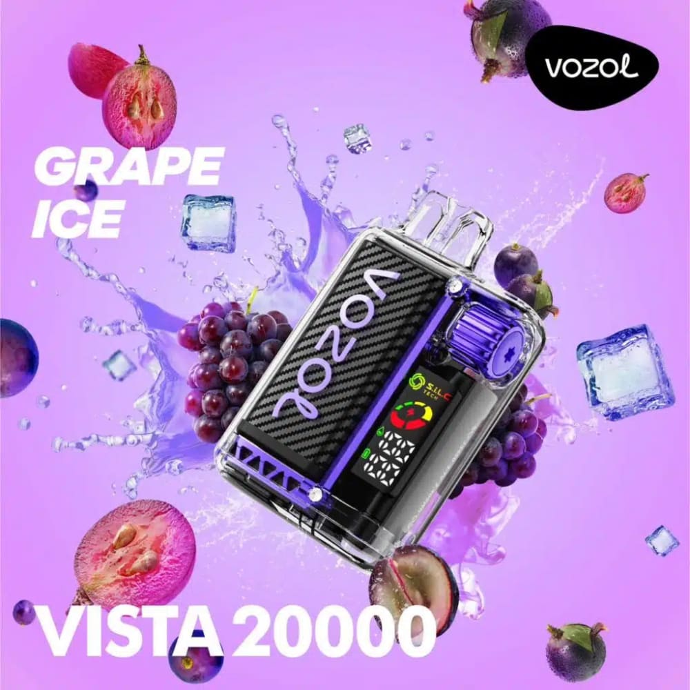 VOZOL سحبة سيجارة فوزول فيستا 20000 شفطة عدة نكات 50 نيكوتين استخدام مره واحده