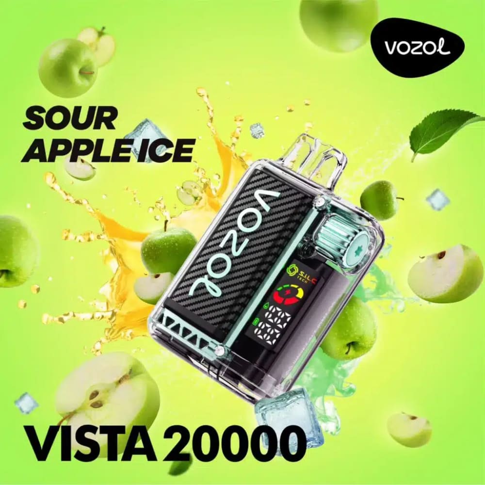 VOZOL سحبة سيجارة فوزول فيستا 20000 شفطة عدة نكات 50 نيكوتين استخدام مره واحده