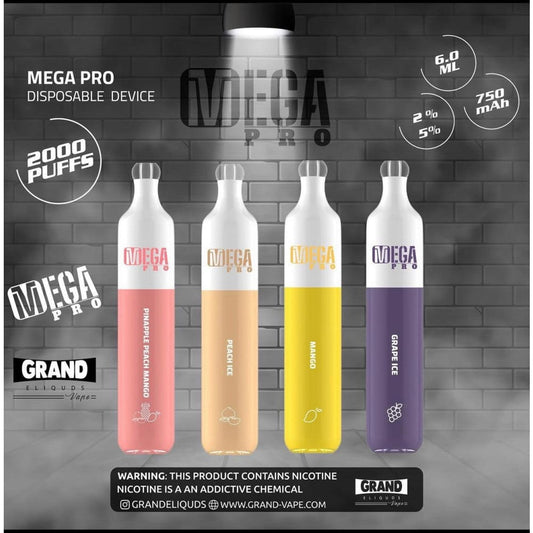 سحبة سيجارة ميجا 2000 شفطة 20 نيكوتين عدة نكات استخدام مره واحده من MEGA