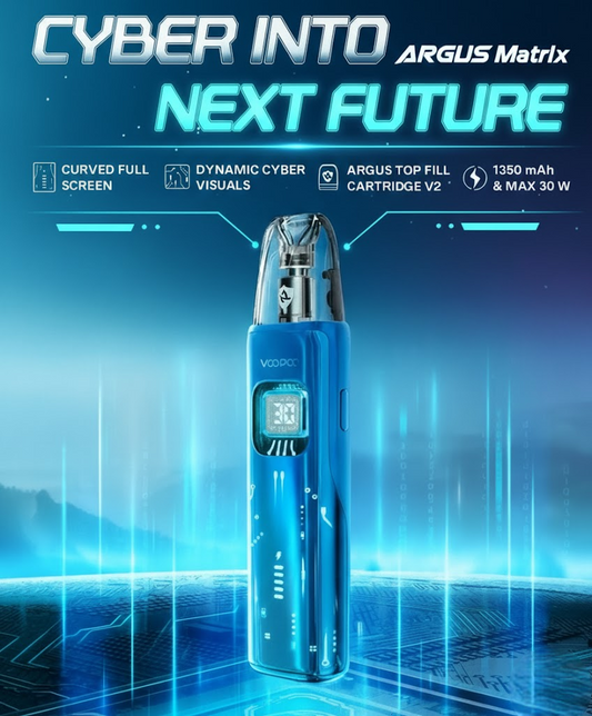 جهاز شيشة و سحبة سيجارة ارقوس ماتريكس VOOPOO ARGUS MATRIX