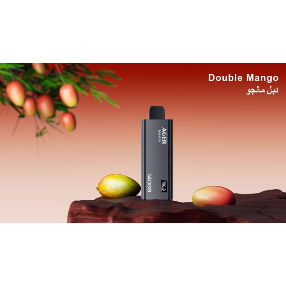 AGER سحبة سيجارة اجير 14000 شفطة 50 نيكوتين عدة نكهات استخدام مره واحده