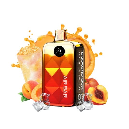 AIR BAR DIAMOND سحبة سيجارة اير بار دايموند 20000 شفطة 20 نيكوتين عدة نكهات استخدام مره واحده