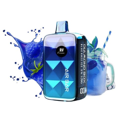 AIR BAR DIAMOND سحبة سيجارة اير بار دايموند 20000 شفطة 50 نيكوتين عدة نكهات استخدام مره واحده