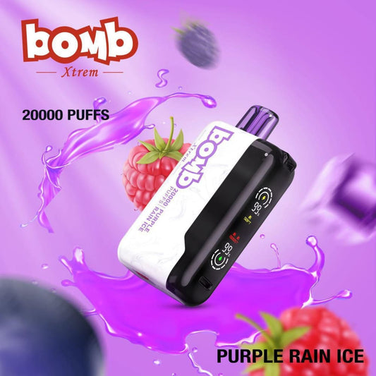 BOMB سحبة سيجارة بومب اكستريم 20000 شفطة 50 نيكوتين عدة نكهات استخدام مره واحده