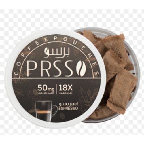 مجموعة 5 علب اكياس قهوة بدون نيكوتين فقط تحتوي على كافيين PRSSO