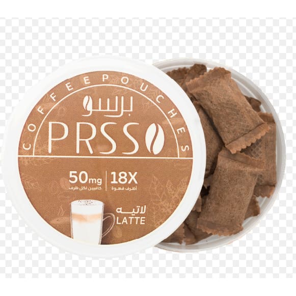 مجموعة 5 علب اكياس قهوة بدون نيكوتين فقط تحتوي على كافيين PRSSO