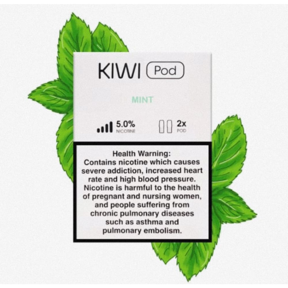 بودات كيوي مبدأة عدة نكات 50 نيكوتين KIWI مملوءة مسبقاً