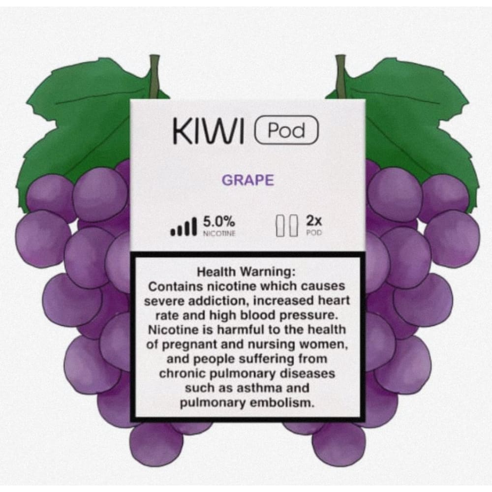 بودات كيوي مبدأة عدة نكات 50 نيكوتين KIWI مملوءة مسبقاً
