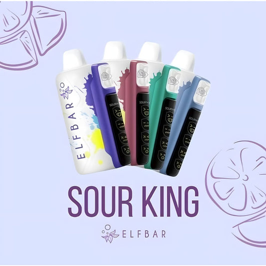 ELFBAR Sour King 40000 سحبة سيجارة الفبار 40000 شفطة 50