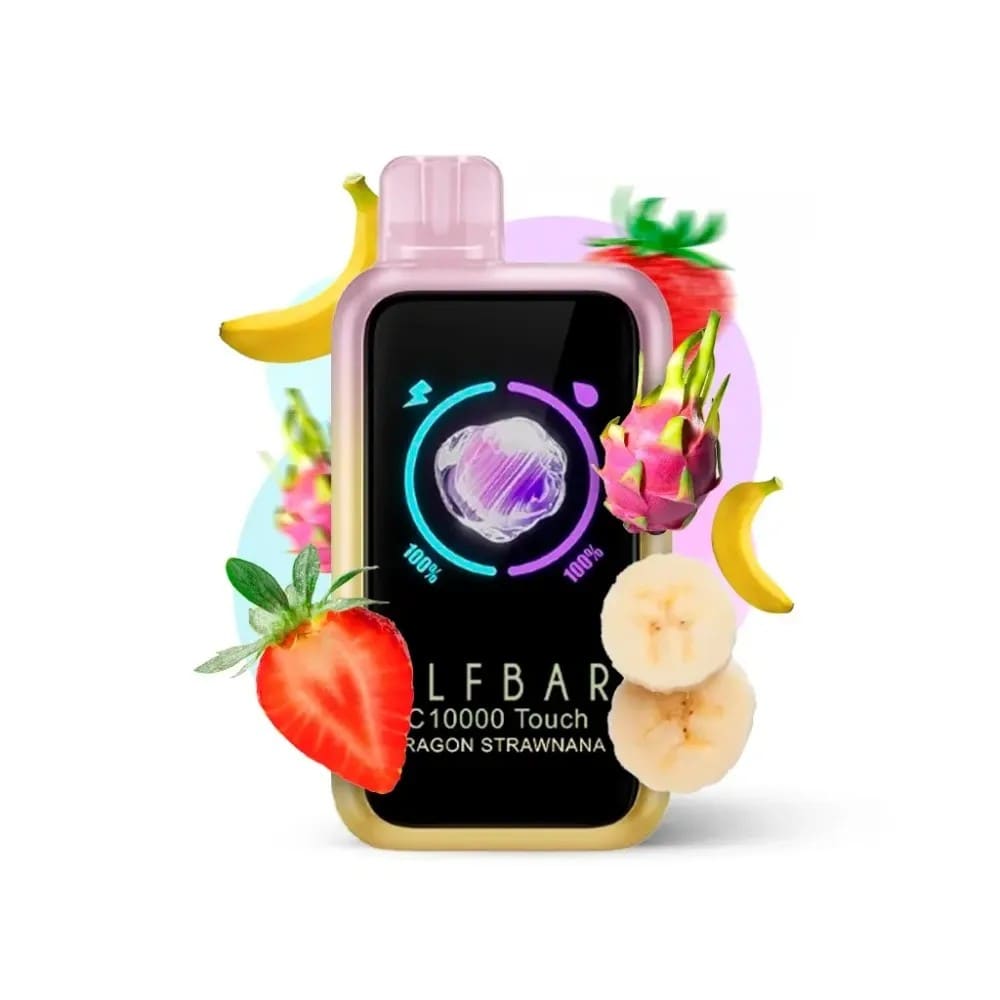 ELFBAR TOUCH سحبة سيجارة الفبار 10000 شفطة 50 نيكوتين عدة نكهات استخدام مره واحده
