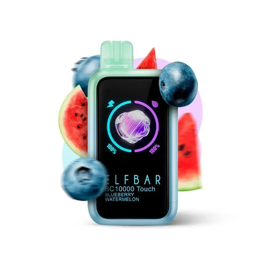 ELFBAR TOUCH سحبة سيجارة الفبار 10000 شفطة 50 نيكوتين عدة نكهات استخدام مره واحده