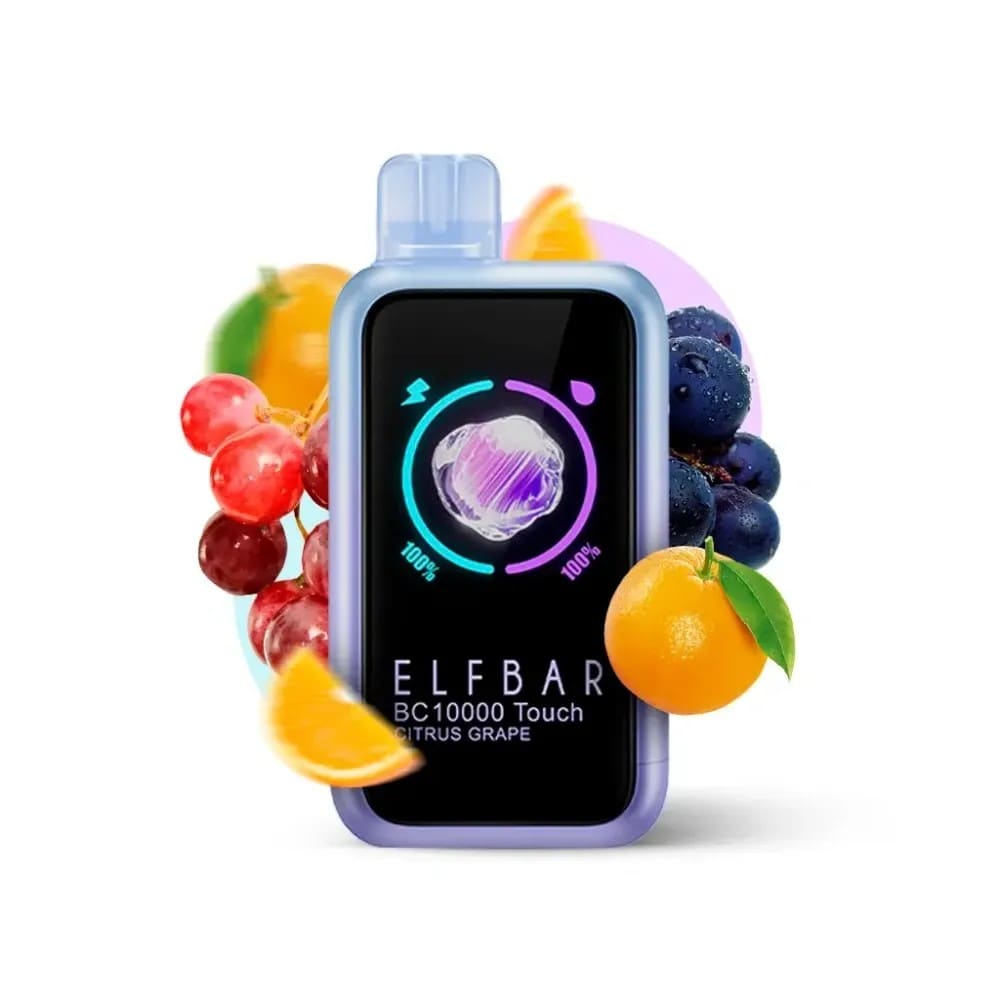 ELFBAR TOUCH سحبة سيجارة الفبار 10000 شفطة 50 نيكوتين عدة نكهات استخدام مره واحده