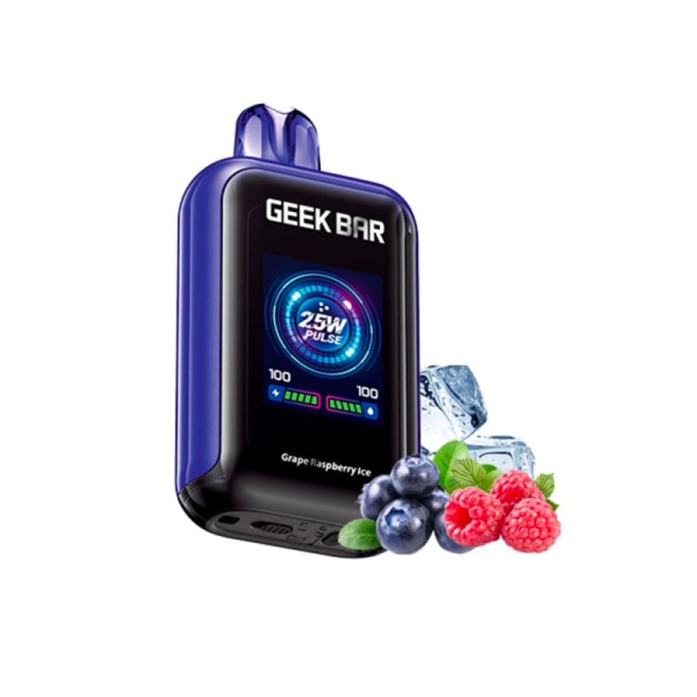 GEEK BAR سحبة سيجارة جيك بار 23000 شفطة عدة نكهات 50 نيكوتين استخدام مره واحده من جيك فيب