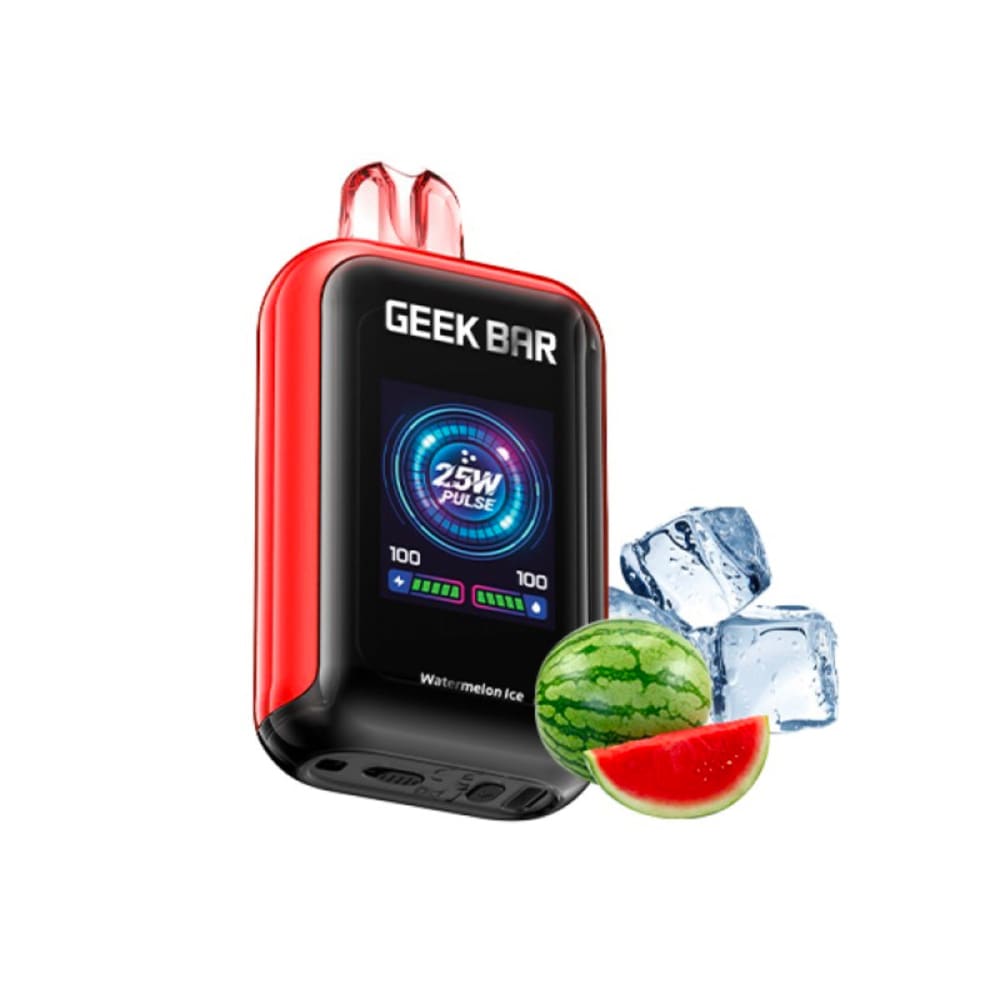 GEEK BAR سحبة سيجارة جيك بار 23000 شفطة عدة نكهات 50 نيكوتين استخدام مره واحده من جيك فيب