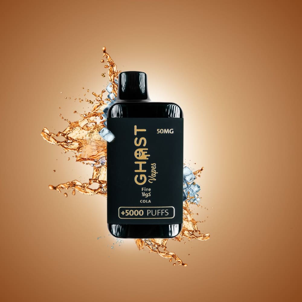 ghost vape سحبة سيجارة قوست فيب 5000 شفطة 20 نيكوتين عدة نكهات استخدام مره واحده