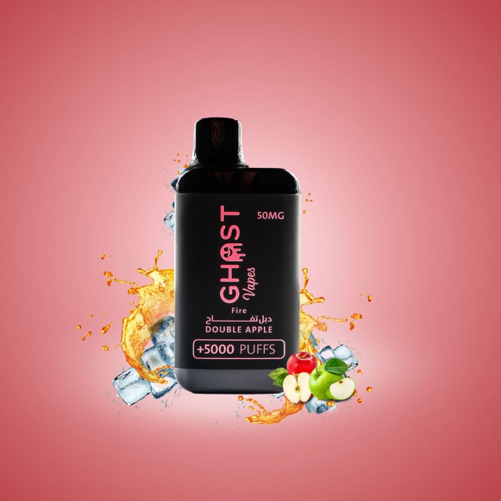 ghost vape سحبة سيجارة قوست فيب 5000 شفطة 20 نيكوتين عدة نكهات استخدام مره واحده