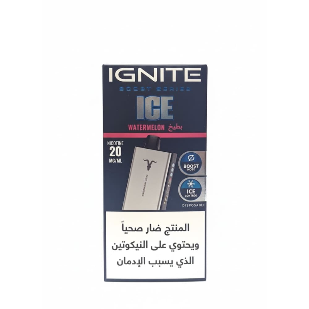 IGNITE سحبة سيجارة اجنايت 40000 شفطة 20 نيكوتين عدة نكهات استخدام مره واحده