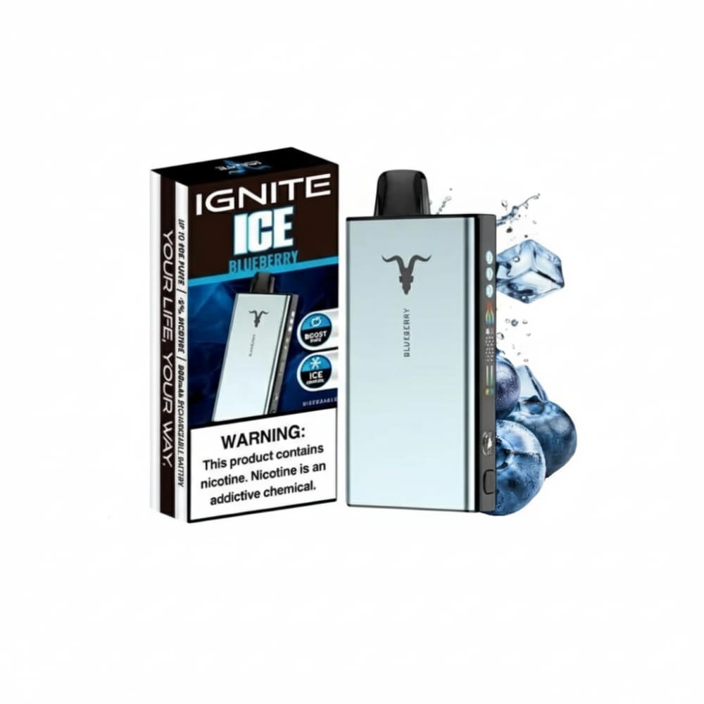 IGNITE سحبة سيجارة اجنايت 40000 شفطة 50 نيكوتين عدة نكهات استخدام مره واحده