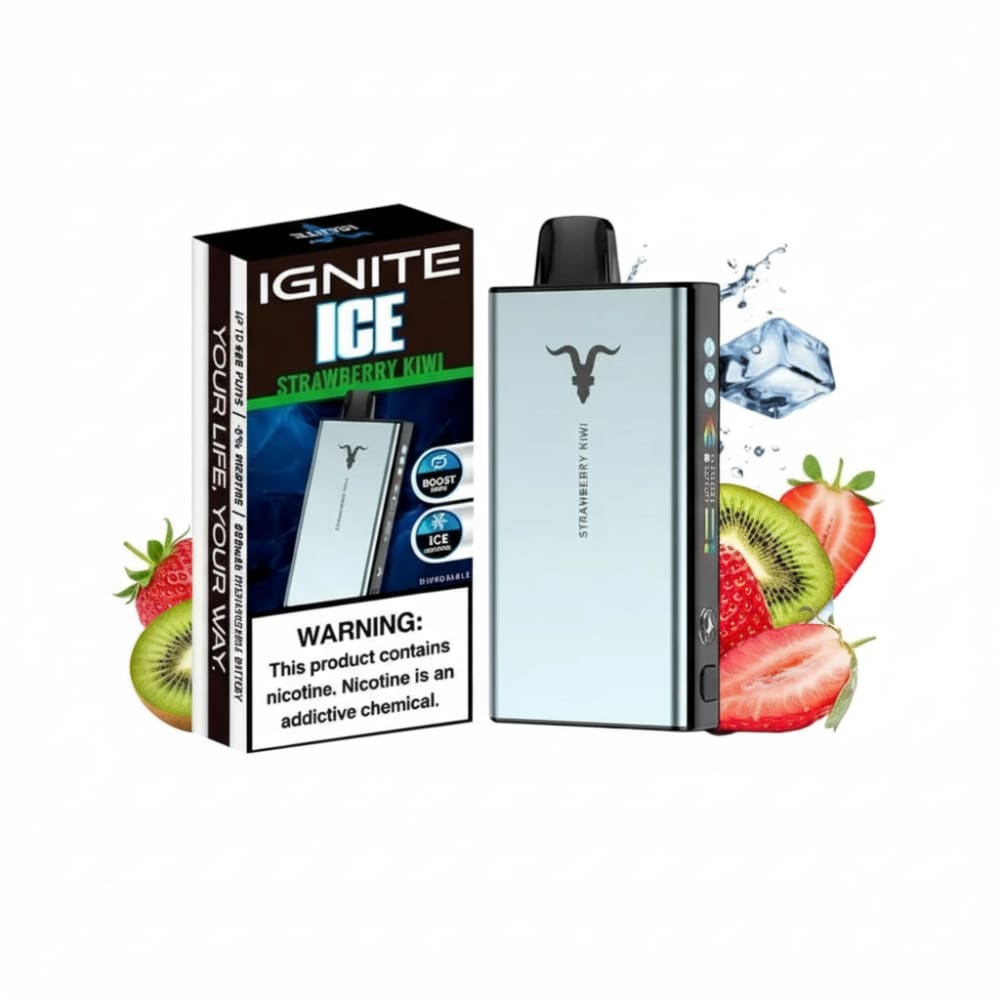 IGNITE سحبة سيجارة اجنايت 40000 شفطة 50 نيكوتين عدة نكهات استخدام مره واحده
