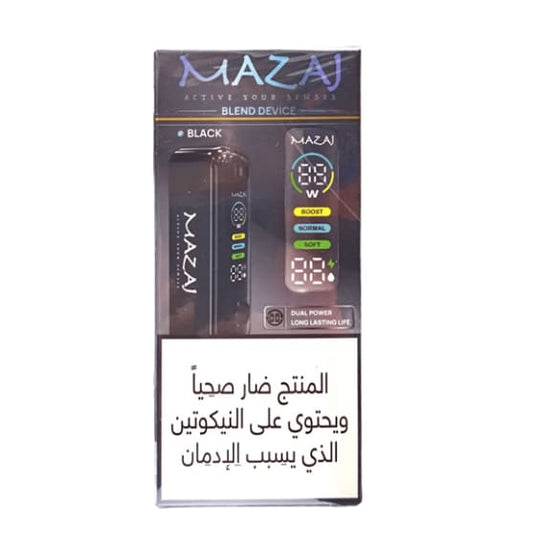 جهاز بطارية مزاج بليند 15000 بدون بودات استخدام مره واحده MAZAJ BLEND 15000