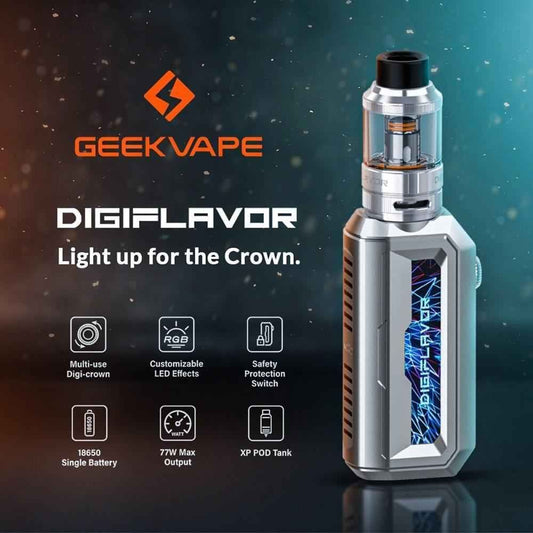 جهاز فيب جيك فيب ديجي فليفور اكس بي 77 واط GEEKVAPE DIGIFLAVOR XP 77W