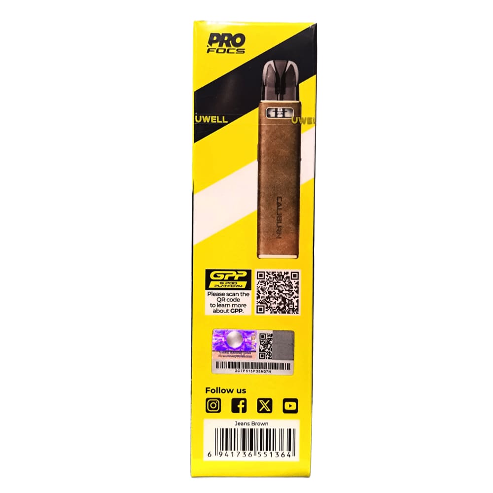جهاز سحبة و شيشة كاليبرن جي 3 برو caliburn g3 pro pod من يو ويل