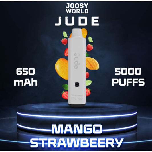 جهاز سحبة مع بطارية جودي 5000 شفطة 20 نيكوتين استخدام مره واحدة jude JOOSY WORLD