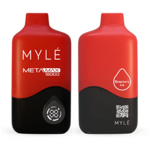 MYLE META MAXX سحبة سيجارة مايلي ميتا ماكس 18000 شفطة 20 نيكوتين عدة نكهات استخدام مره واحده