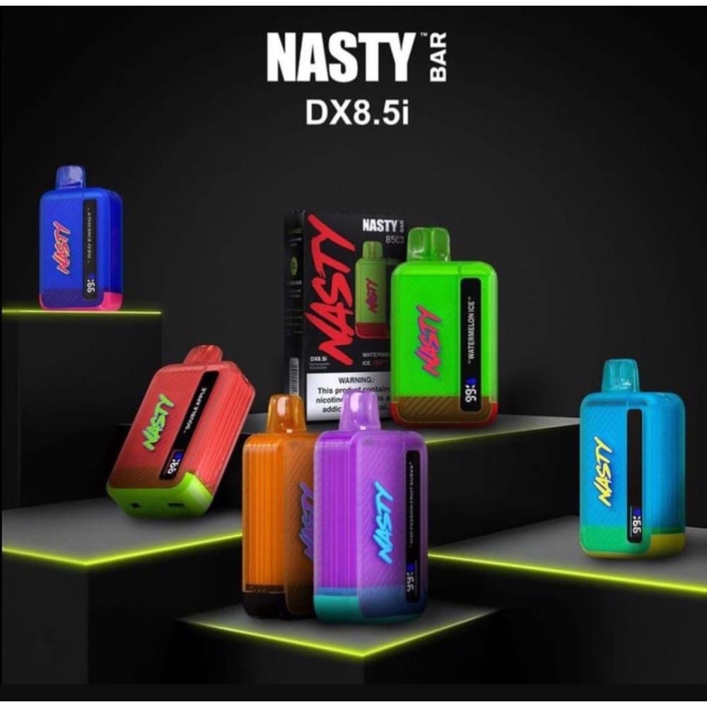 NASTY BAR سحبة سيجارة ناستي بار 8500 شفطة 20 نيكوتين استخدام مره واحده